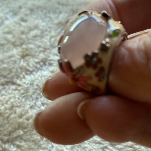 Flower Power in Pink! Made in Canada Size 6 EUC by ? David Segal Rose guartz - Picture 9 of 10